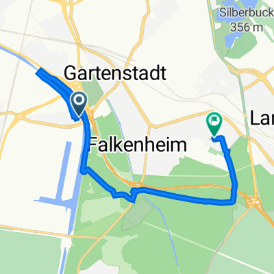 Regenstraße 6, Nürnberg nach Leerstetter Straße 24, Nürnberg