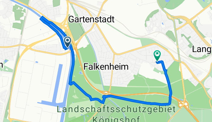 Regenstraße 6, Nürnberg nach Leerstetter Straße 24, Nürnberg