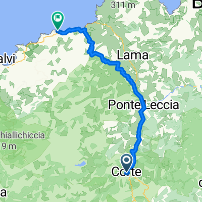 Corsica: Corte to I'ile Rousse via Train Route