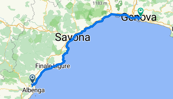 Day 59 | Albenga to Genova