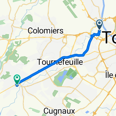 Itinéraire à partir de Avenue des Arènes Romaines, Toulouse