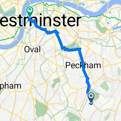 2 Quarry Court, Dunstan's Grove, London to 1 Becket House, Lambeth Palace Road, London