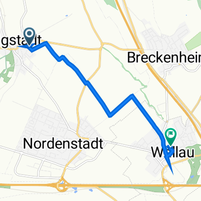 Am Wasserturm 17, Wiesbaden nach Recepturhof 4, Hofheim am Taunus