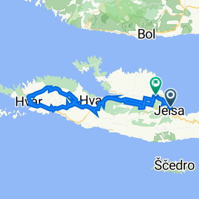 Jelsa 94B, Jelsa to Vrboska