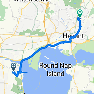 Merlin Park, Airport Service Road, Portsmouth to 8 Redwood Grove, Havant