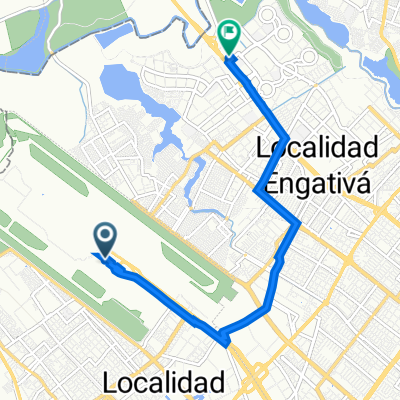 De Via CATAM Puerta 6, Bogotá a Calle 80 116b-40, Bogotá
