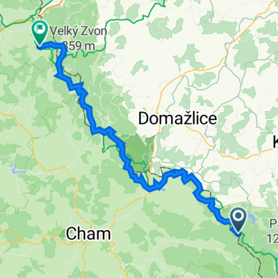 Vor Lomnice - Eslarn 94 km