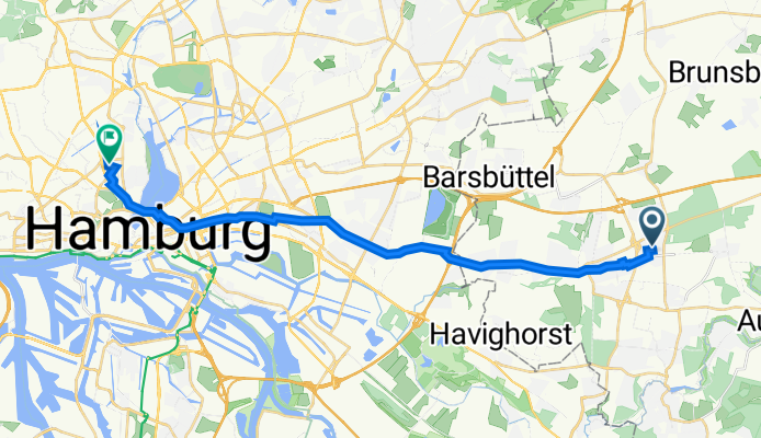 Op den Stüben 24B, Reinbek nach Rappstraße 9A, Hamburg