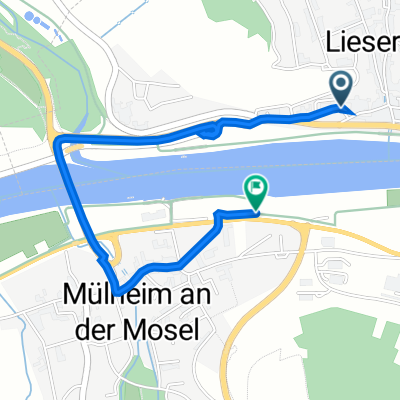 Am Markt 1, Lieser to Kalkofenweg, Mülheim an der Mosel