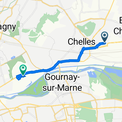 93 Avenue Gendarme Castermant, Chelles à 204 Avenue Jean Jaurès, Neuilly-sur-Marne