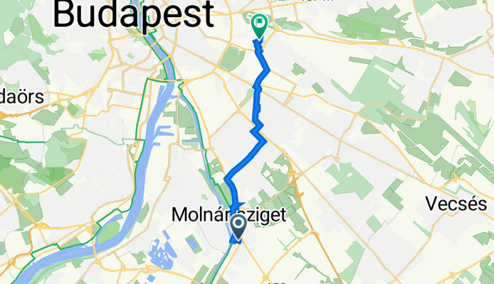 Láva utca 15, Budapest - Liget utca 9, Budapest