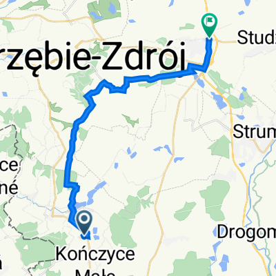 Graniczna 7, Kończyce Małe nach Zjednoczenia 60, Pawłowice