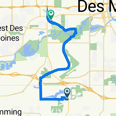 9479 Elmcrest Dr, Norwalk to 6214 Grand Ave, Des Moines