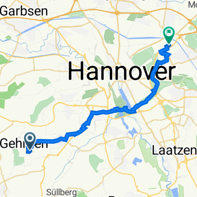 Gehrden nach Silberstraße 1C, Hannover