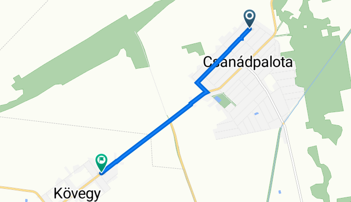 Gyöngy utca 39, Csanádpalota - Kossuth Lajos utca 66, Kövegy