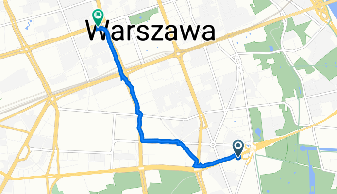 al Armii Ludowej 3, Warszawa do Prosta, Warszawa