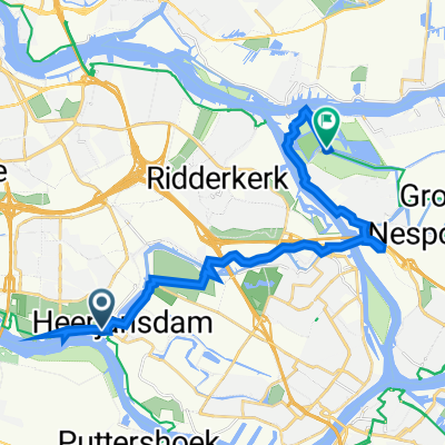 Achterzeedijk 1, Barendrecht to Blokweerschekade 7, Alblasserdam
