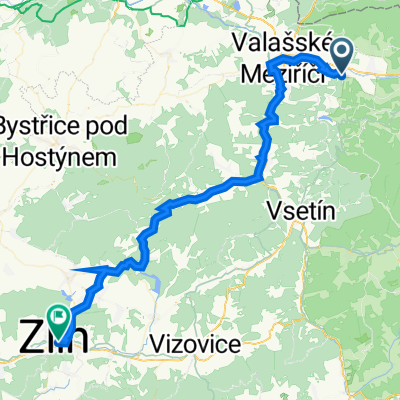 Střítež nad Bečvou 3, Střítež nad Bečvou to Lorencova, Zlín