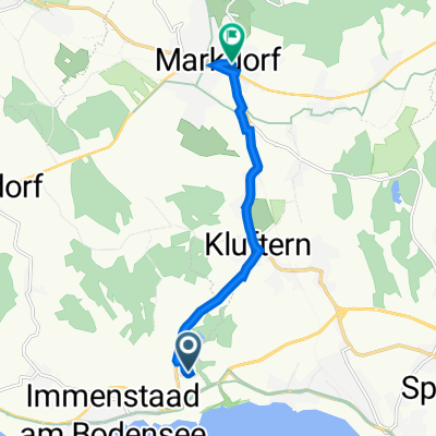 Graf-von-Soden-Straße 1, Immenstaad am Bodensee nach Garwiedenweg 1/1, Markdorf