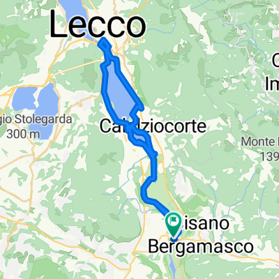 Laghi di Garlate e Olginate da Brivio