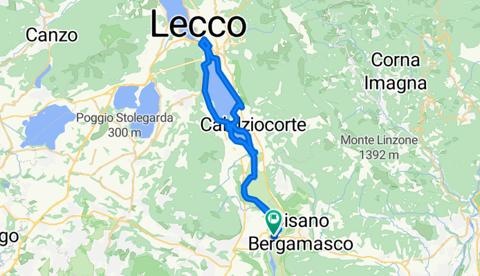 Laghi di Garlate e Olginate da Brivio