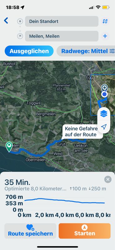 Egg - Meilen