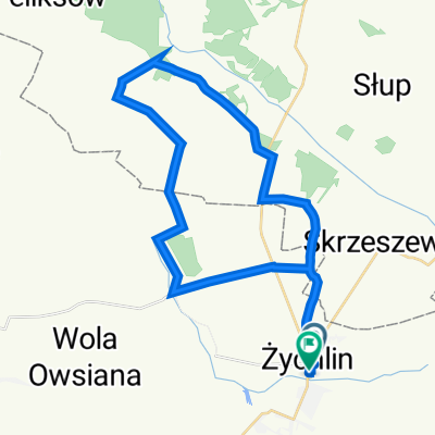 Romualda Traugutta 4, Żychlin do Romualda Traugutta 20, Żychlin