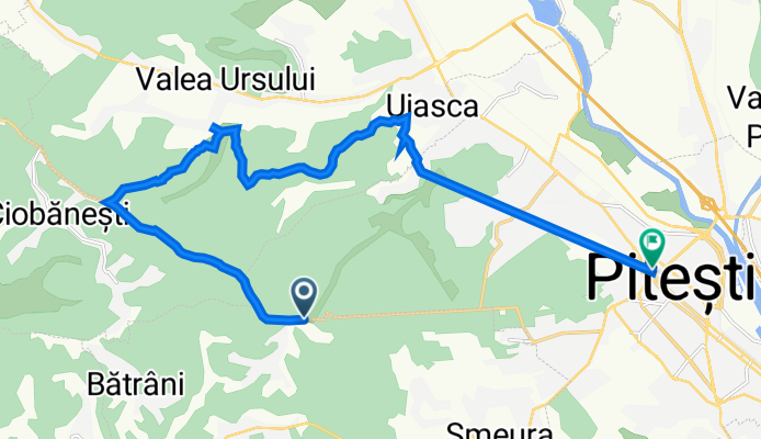 Route to Strada Constantin Zărnescu 2 110017, Pitești