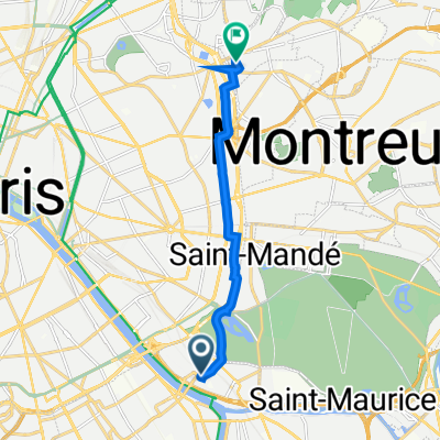 3 Rue du Président Kennedy, Charenton-le-Pont à 24 Rue des Bruyères, Les Lilas