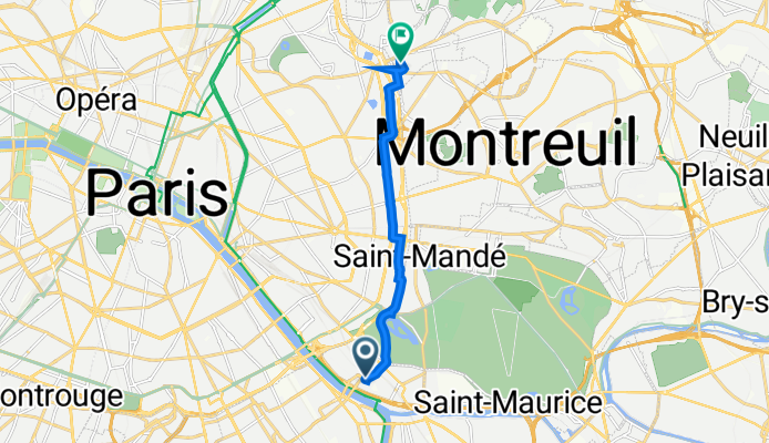 3 Rue du Président Kennedy, Charenton-le-Pont à 24 Rue des Bruyères, Les Lilas