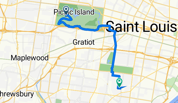 Valley Dr, St. Louis to 3948 Potomac St, St. Louis