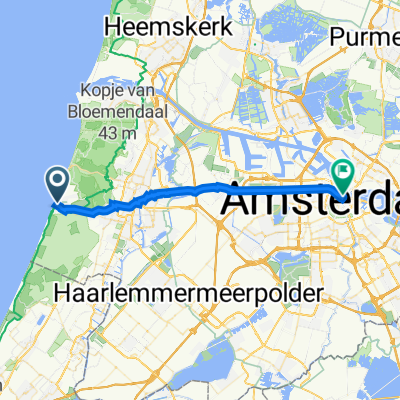 Swaluëstraat 3, Zandvoort nach Stationsplein 36, Amsterdam