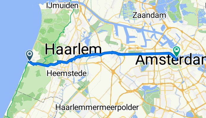 Swaluëstraat 3, Zandvoort nach Stationsplein 36, Amsterdam