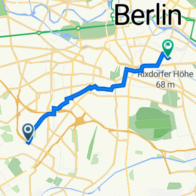 Schildhornstraße 63A, Berlin nach Prinzessinnenstraße 30, Berlin