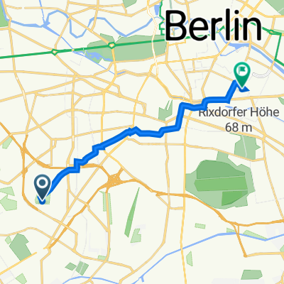 Laubenheimer Straße 7, Berlin nach Prinzessinnenstraße 30, Berlin
