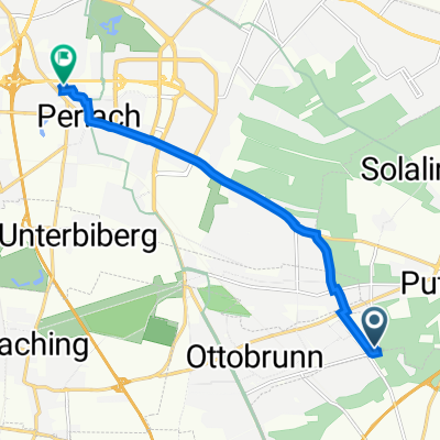 Ottostraße 131, Ottobrunn nach Weddigenstraße 7, München