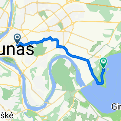 Aušros g., Kaunas to R. Kalantos g. 124, Kaunas