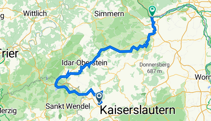 Am Kuselberg 3, Rehweiler nach Vorstadt 1a, Bingen am Rhein