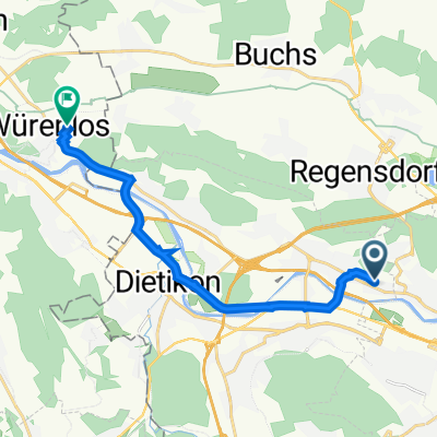 Eggstrasse 34, Oberengstringen nach Mattenstrasse 19, Würenlos