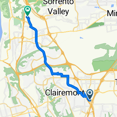 7922 Ostrow St, San Diego to 10290 Campus Point Dr, San Diego