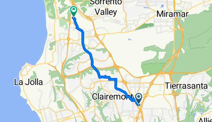 7922 Ostrow St, San Diego to 10290 Campus Point Dr, San Diego