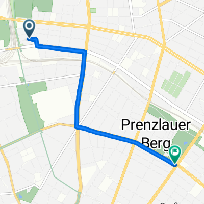 Isländische Straße 3B, Berlin nach Greifswalder Straße 190, Berlin