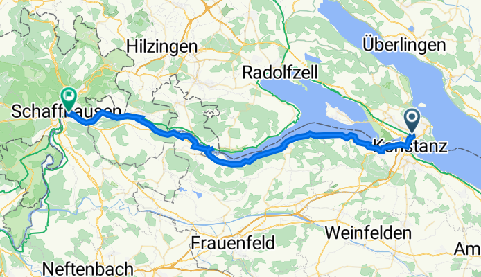 Steinstraße 19, Konstanz nach Untergries 4, Schaffhausen