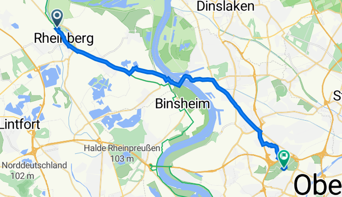 Am Altrhein 34, Rheinberg nach Meiderich/Beeck, Duisburg