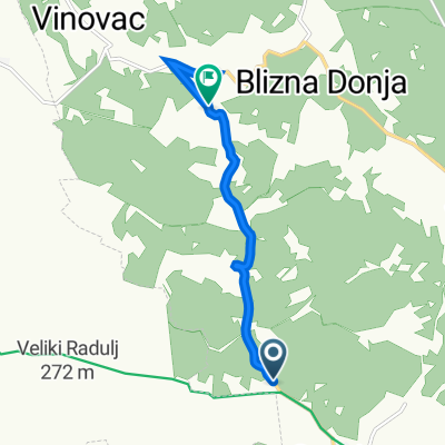 Županijska Cesta 6130, Gustirna to Županijska Cesta 6130, Rastovac