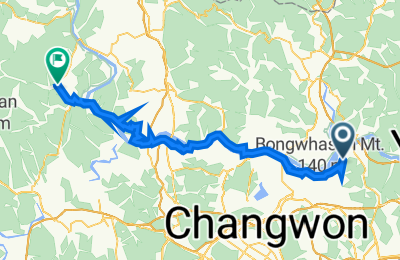 Route in der Bikemap App öffnen