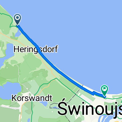 Strandpromenade 21, Heringsdorf nach Swinemünde