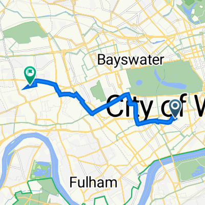 32 First St, London do 12 Findon Road, London