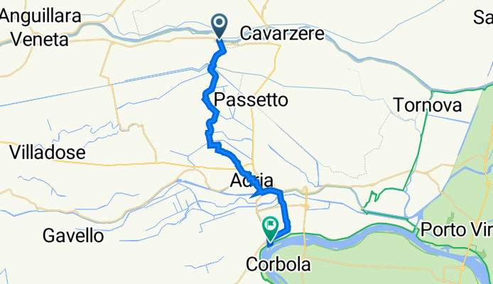 T 1 bis Delta Po, bretella Adige -Adria - Po