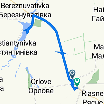 Route to Т0420, Святовасилівка